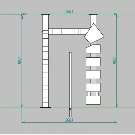 Межэтажная  лестница  